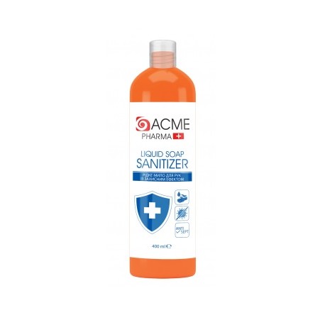 Жидкое мыло для рук с защитным эффектом ACME PHARMA «LIQUID SOAP SANITIZER» 400 мл